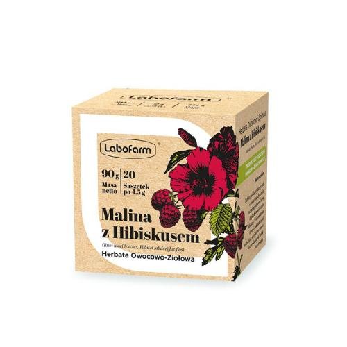 Malina z Hibiskusem Herbata owocowo-ziołowa 20sasz Inna marka