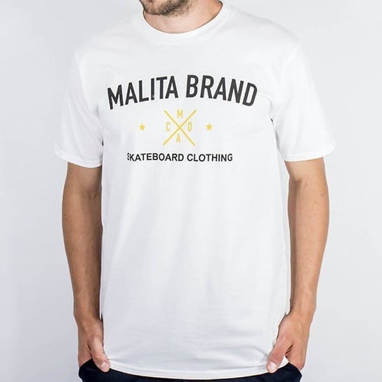 Malita, T-shirt męski z krótkim rękawem, Brand, rozmiar L MALITA