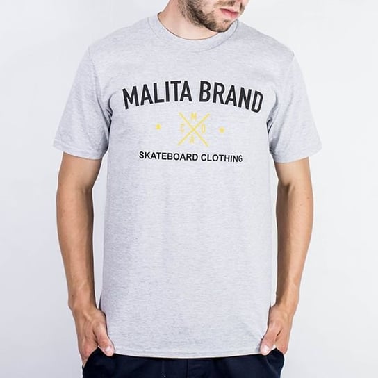 Malita, T-shirt męskie z krótkim rękawem, Brand, rozmiar XXL MALITA