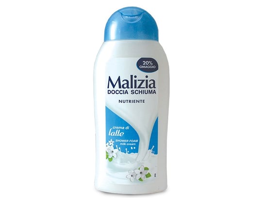 Malizia, Milk, Żel pod prysznic Cream Shower Foam, 300 ml Malizia