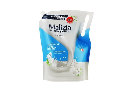 Malizia, Mydło w Płynie, Crema di Latte, Zapas, 1l Malizia