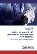 Malnutrition in ESRD patients on maintenance hemodialysis Kaur Simran, Singh Narinder Pal, Jain Ajay Kumar