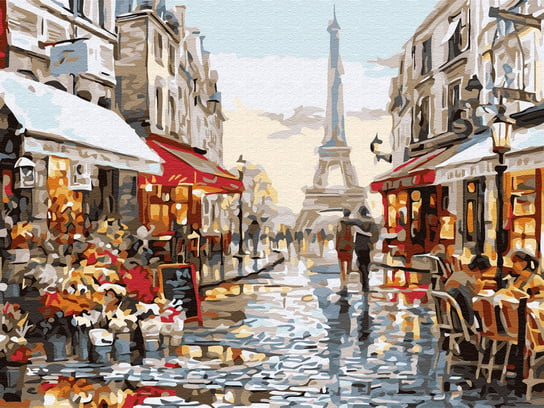 Malowanie po numerach 30x40 Paryż po deszczu / Twoje Hobby Twoje Hobby