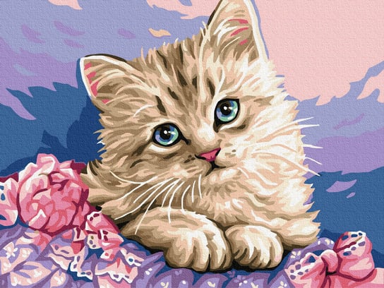 Malowanie po numerach 30x40 Słodki kotek / Twoje Hobby Twoje Hobby