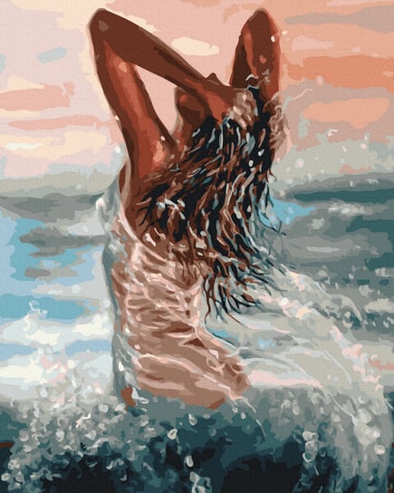 Malowanie po numerach, 40x50 cm - Dziewczyna na morzu Varmacon