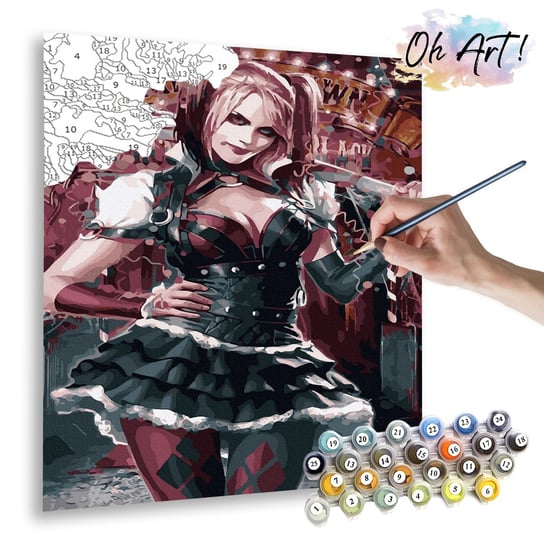 Malowanie po numerach, 40x50 cm - Harley Quinn / Oh-Art Oh Art!