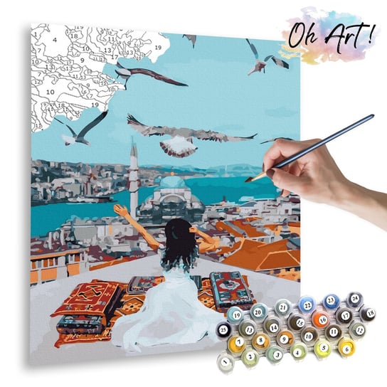 Malowanie po numerach, 40x50 cm - Kolorowa Turcja / Oh-Art Oh Art!