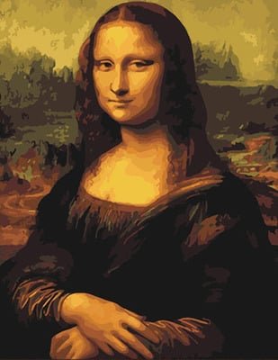 Malowanie po numerach, 40x50 cm - Mona Lisa hobby-maniak