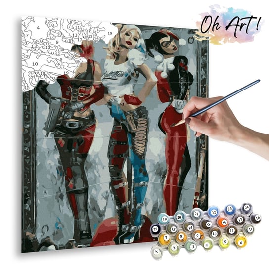 Malowanie po numerach, 40x50 cm - Obraz Harley / Oh-Art Oh Art!
