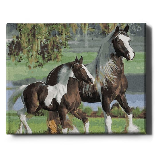 Malowanie po numerach, 40x50 cm - Piękne konie | Oh Art! Oh Art!