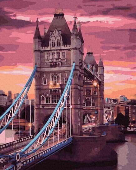 Malowanie po numerach, 40x50 cm - Tower Bridge Varmacon