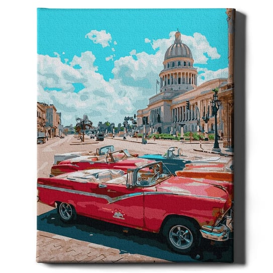 Malowanie po numerach, 40x50 cm - Ulica Havana | Oh Art! Oh Art!