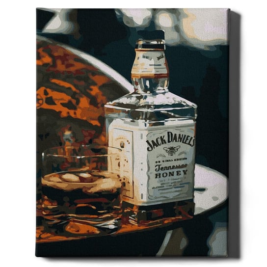 Malowanie po numerach, 40x50 cm - Whisky na stole | Oh Art! Oh Art!