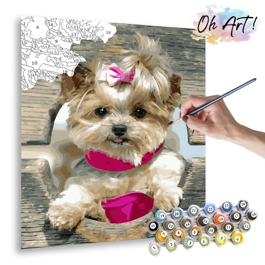Malowanie Po Numerach, 40X50 Cm - Yorkshire Terrier / Oh-Art Oh Art!