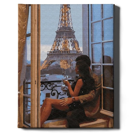 Malowanie po numerach, 40x50 cm - Za oknem Paryż | Oh Art! Oh Art!