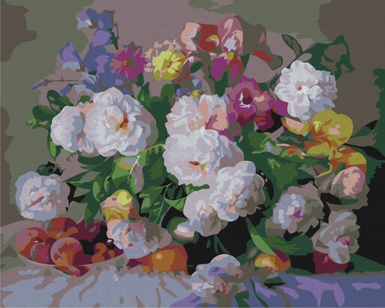 Malowanie po numerach 40x50 Letnie kwiaty / Twoje Hobby Twoje Hobby