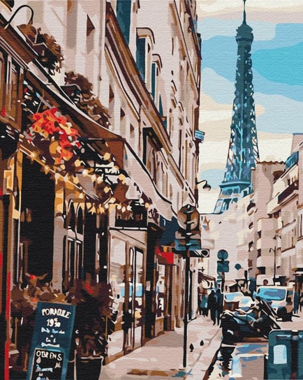 Malowanie po numerach 40x50 Paryż za rogiem / Twoje Hobby Twoje Hobby