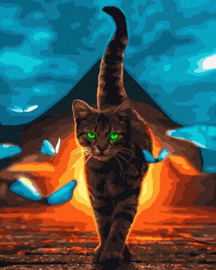 Malowanie po numerach 40x50 Piramida kota Twoje Hobby