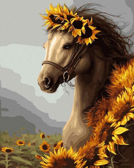 Malowanie Po Numerach 40X50 Uroczy koń Twoje Hobby