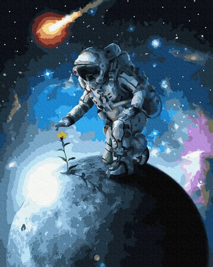 Malowanie po numerach 40x50cm Astronauta / Twoje Hobby Twoje Hobby