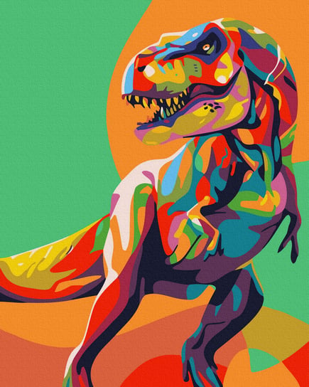 Malowanie po numerach 40x50cm Dinozaur / Twoje Hobby Twoje Hobby