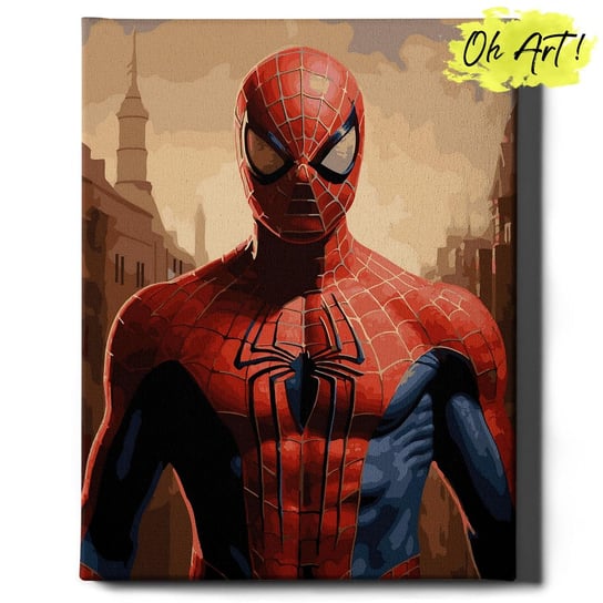 Malowanie Po Numerach 40X50Cm dzieci – Obraz Do Malowania Po Numerach Spider Man – Oh Art! Oh Art!