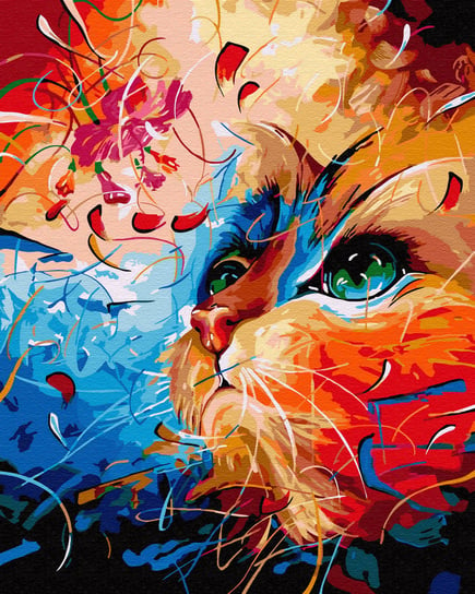 Malowanie po numerach 40x50cm Fantastyczny kot Twoje Hobby