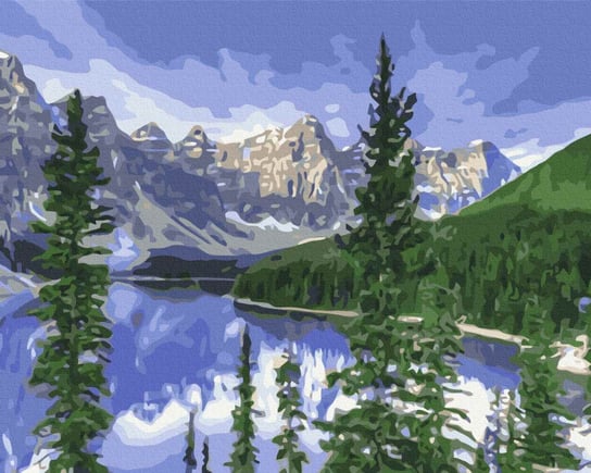 Malowanie po numerach 40x50cm Góry krajobrazowe Twoje Hobby