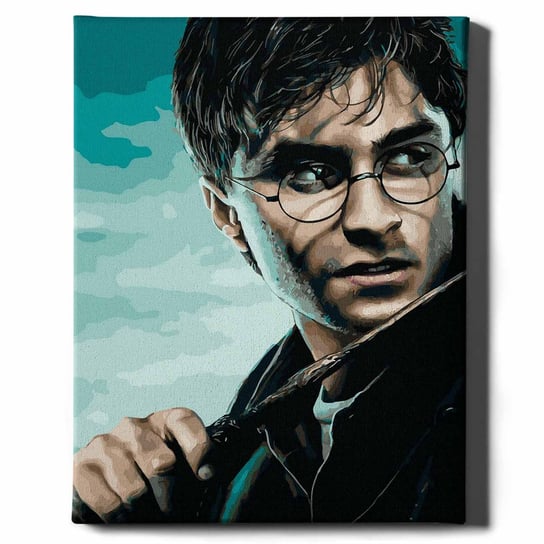 Malowanie Po Numerach 40x50cm Harry Potter i różdżka – Kreatywne Obrazy do Malowania po numerach z Rama Filmy – Oh Art! Oh Art!