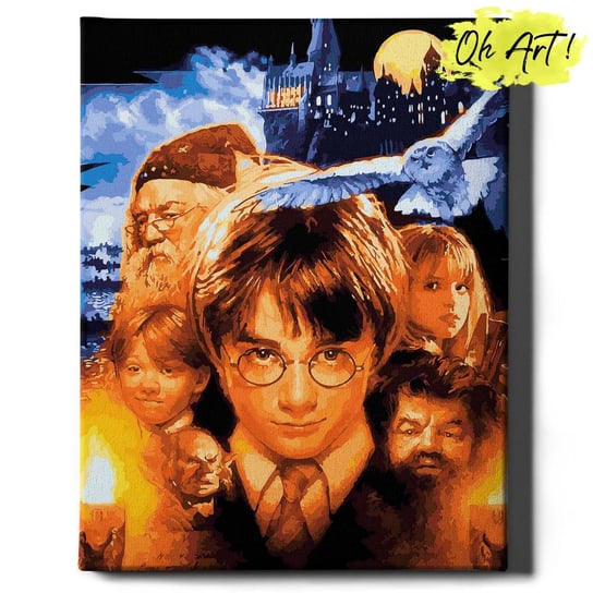 Malowanie Po Numerach 40X50Cm Harry Potter – Kreatywne Obrazy Do Malowania Po Numerach Z Rama Filmy – Oh Art! Oh Art!