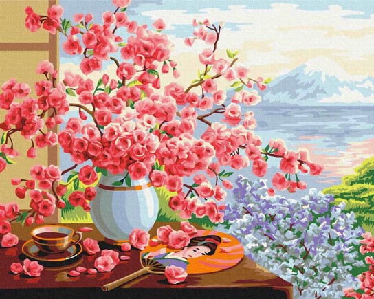 Malowanie po numerach 40x50cm Japońska martwa natura Twoje Hobby