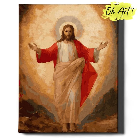 Malowanie Po Numerach 40x50cm Jezus – Obraz do Malowania po numerach z Rama Religia i kultuta – Oh Art! Oh Art!