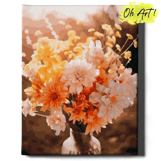 Malowanie Po Numerach 40x50cm Kwiaty w słońcu – Obraz do Malowania po numerach Kwiaty – Oh Art! Oh Art!