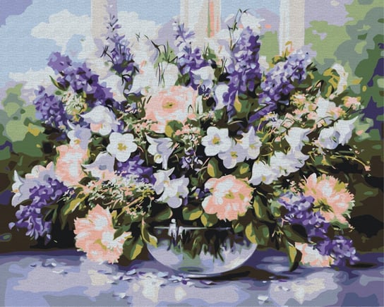Malowanie po numerach, 40x50cm, Letni bukiet kwiatów Twoje Hobby