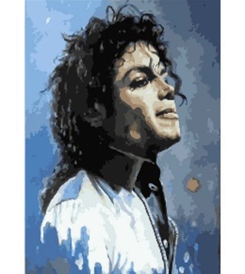 Malowanie po numerach 40x50cm Michael Jackson, portret Norimpex