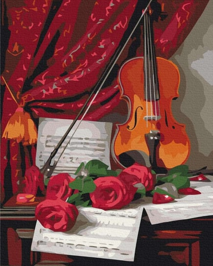 Malowanie po numerach 40x50cm Muzyka kwiatów Twoje Hobby