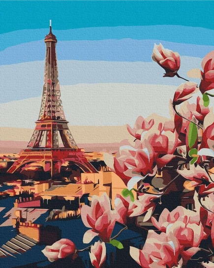 Malowanie po numerach 40x50cm Paryskie Magnolie Twoje Hobby