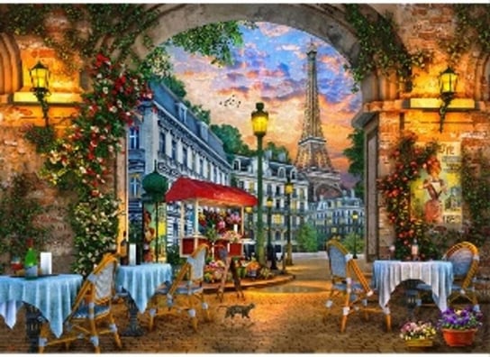 Malowanie po numerach 40x50cm Paryż, restauracja na ulicy Norimpex