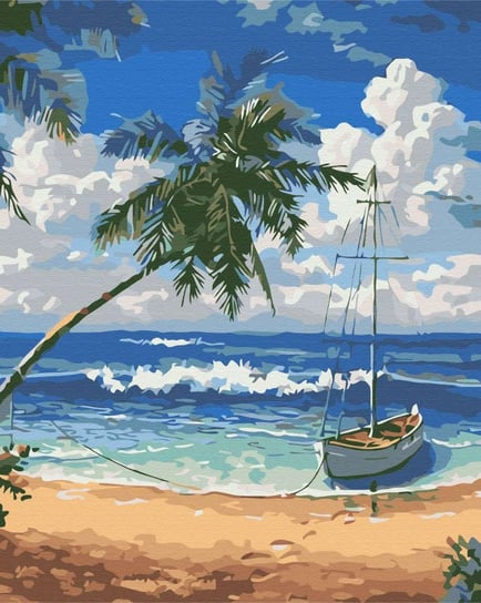 Malowanie po numerach 40x50cm Rajska Wyspa Twoje Hobby