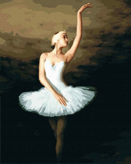 Malowanie Po Numerach 40X50cm Smutna Baletnica Twoje Hobby