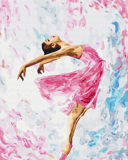 Malowanie po numerach, 40x50cm Tańcząca balerina / Twoje Hobby Twoje Hobby