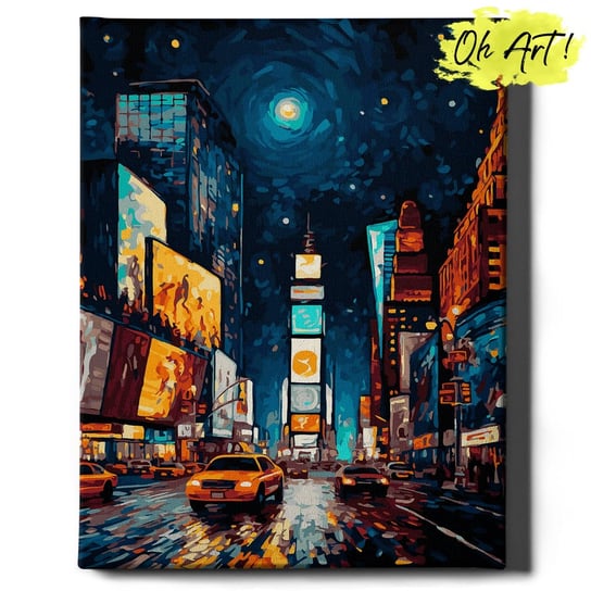 Malowanie Po Numerach 40x50cm Time Square – Obraz do Malowania po numerach Miasto – Oh Art! Oh Art!