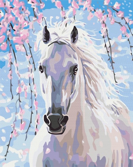 Malowanie po numerach, 40x50cm, Wiosenny koń Twoje Hobby