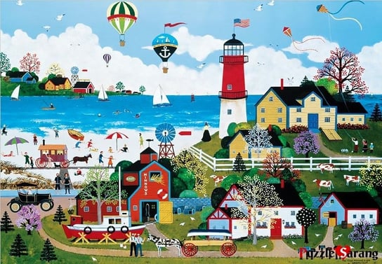 Malowanie po numerach, Amerykańskie wybrzeże, 40x50 cm hobby-maniak