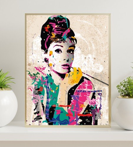 Malowanie Po Numerach Audrey Hepburn Lepetit Art