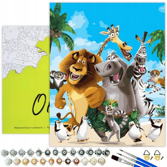 Malowanie Po Numerach Dla Dzieci Obraz Malowania Po Numerach Z RAMĄ Oh Art! Oh Art!