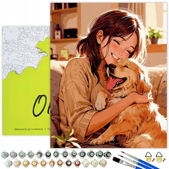 MALOWANIE PO NUMERACH Dla Dzieci Obrazy Do Malowania Z RAMĄ 40x50 cm Oh Art Oh Art!