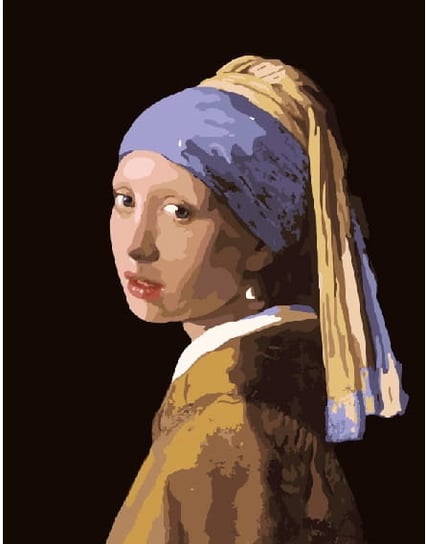 Malowanie po numerach Dziewczyna z perłą Jan Vermeer ArtiFly
