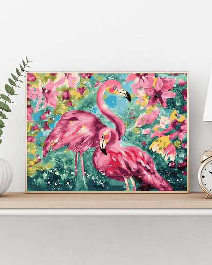 Malowanie po numerach, Flamingi w kolorach Twoje Hobby