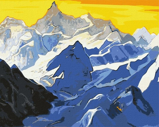 Malowanie po numerach. "Himalaje ©Mykola Roerich" 40х50cm Ideyka